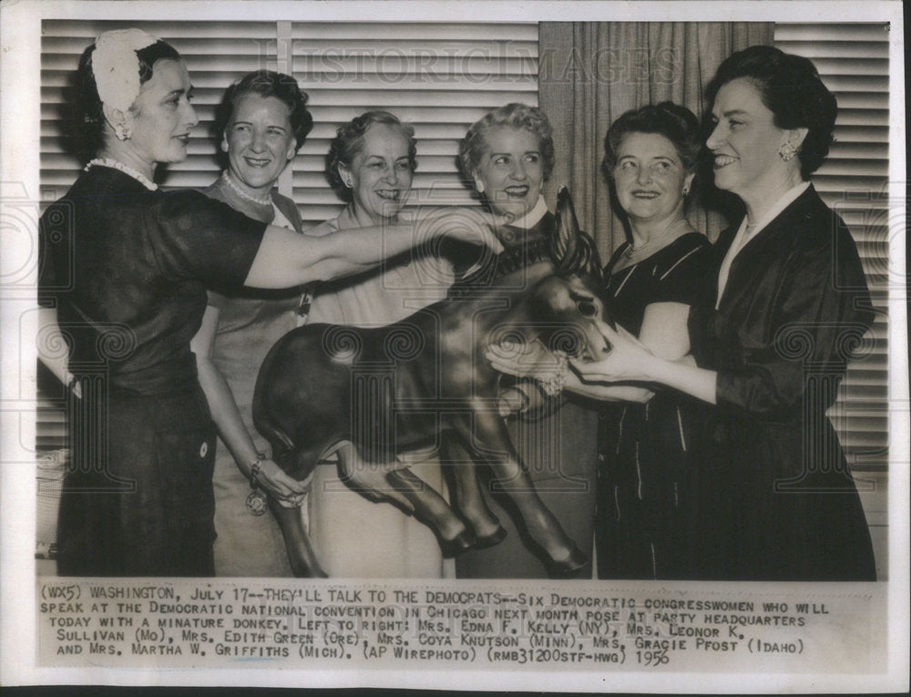1956 Chicago Democratic Congresswomen convention Edna Kelly Leonor-Historic Images