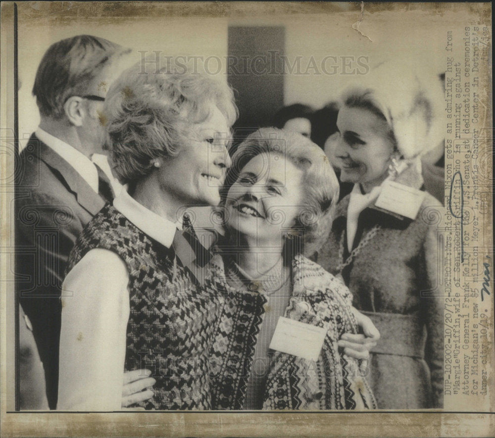 1972 Richard Nixon Margie Griffin wife Attorney Frank Kelly Senate-Historic Images