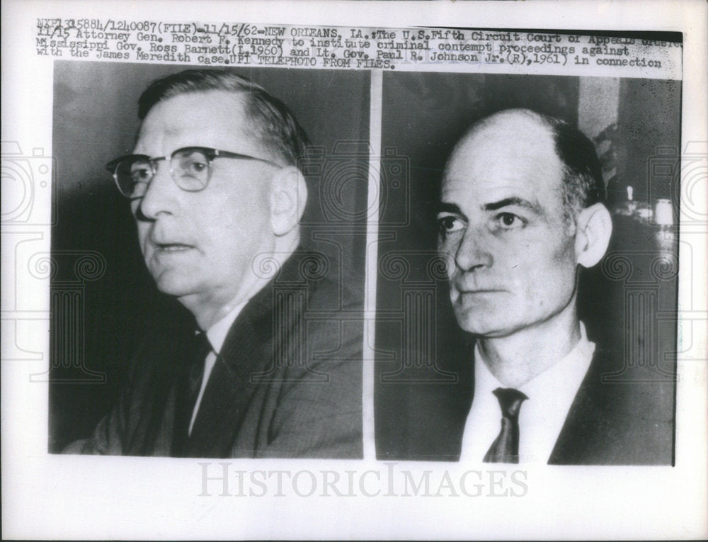 1962 America Circuit Court Attorney Robert Kennedy Institute Paul-Historic Images