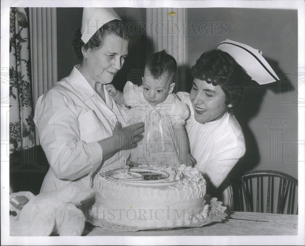 1957 Johanna Svensson Natalie Ann Johnson birthday Willa Mae Nurse-Historic Images