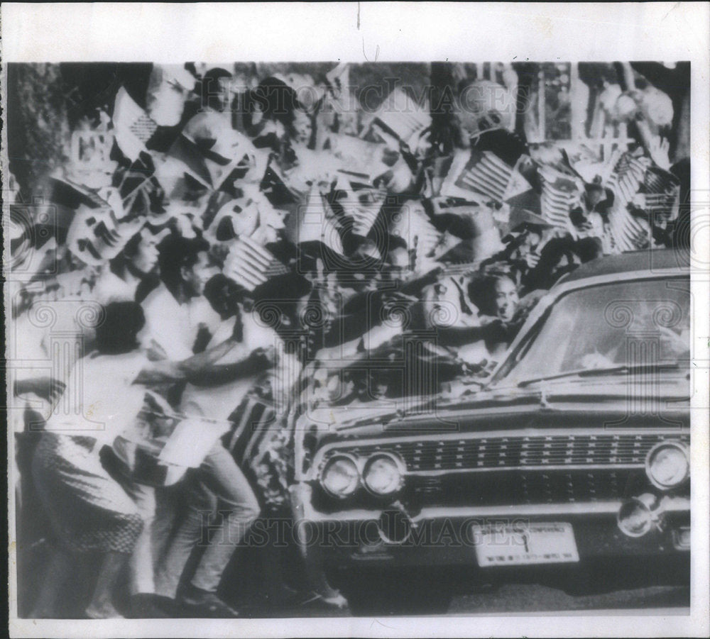 1966 Lyndon Johnson Philippines Visit Manila-Historic Images