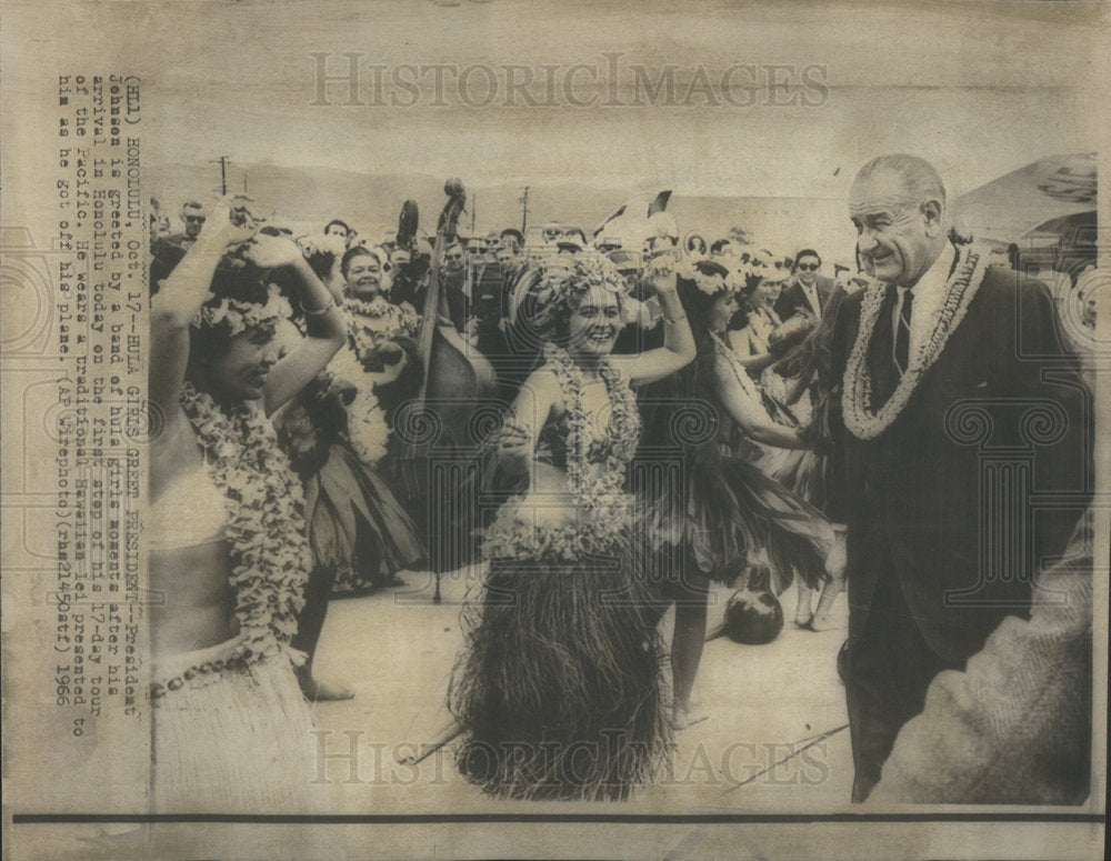 1966 President Lyndon B. Johnson-Historic Images