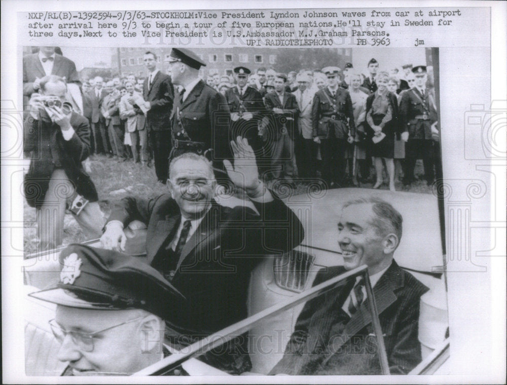 1963 United States Vice President Lyndon B. Johnson-Historic Images