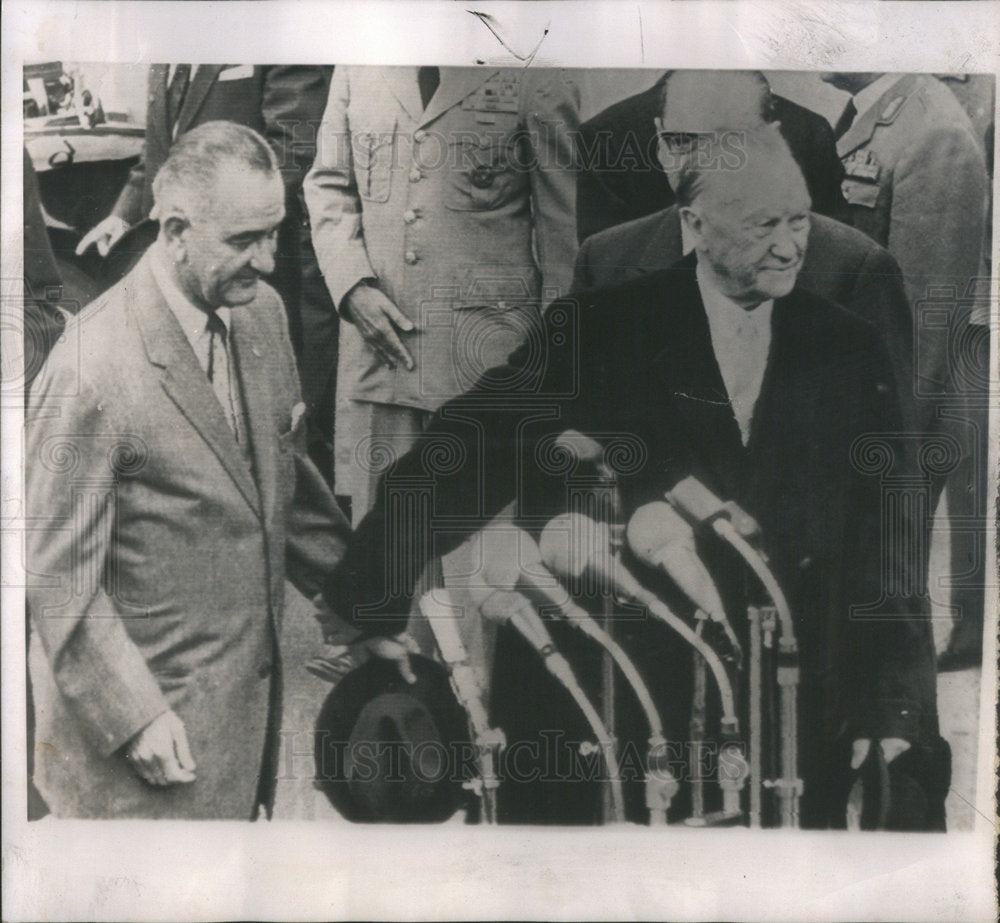 1961 West German Chancellor Konrad Adenauer-Historic Images