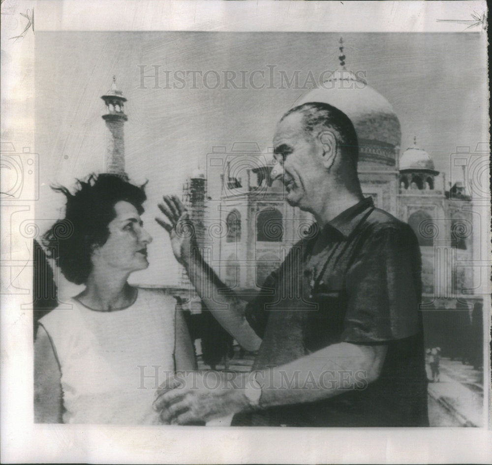 1961 United States Vice President Lyndon B. Johnson & Wife-Historic Images