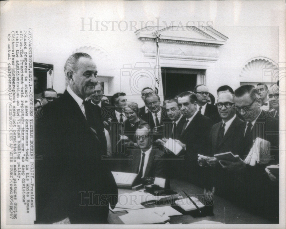 1967 President Lyndon Johnson American Democratic Politician-Historic Images