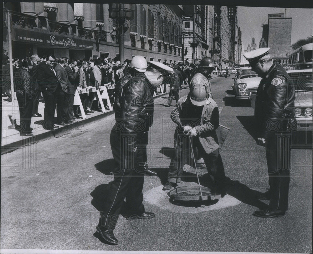 1968 United States President Lyndon B. Johnson Chicago Visit-Historic Images