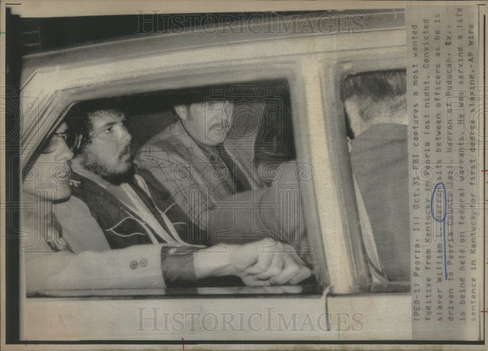 1975 Press Photo William L. Herron American Convicted Criminal - RSC12253 - Historic Images