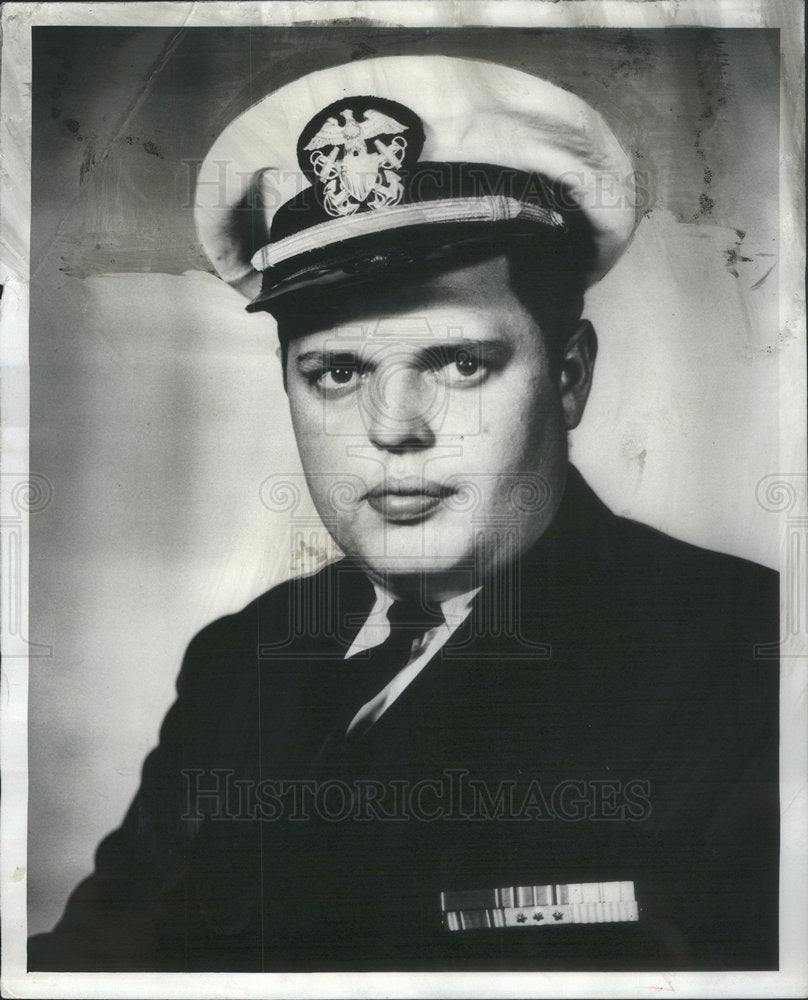 1953 Lt David Clark Leach Jr USS PCE 894-Historic Images