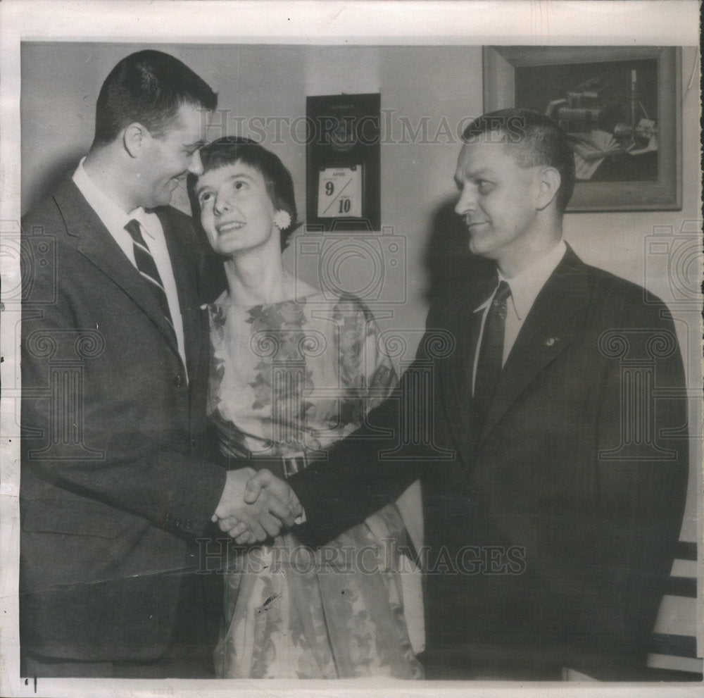 1960 Leo F Koch Mr Mrs John E McGreal University Illinois professor-Historic Images