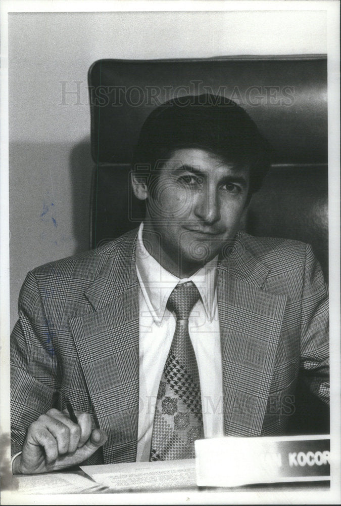 1977 Charles Kocaris Ill Commerce Commission Chairman-Historic Images