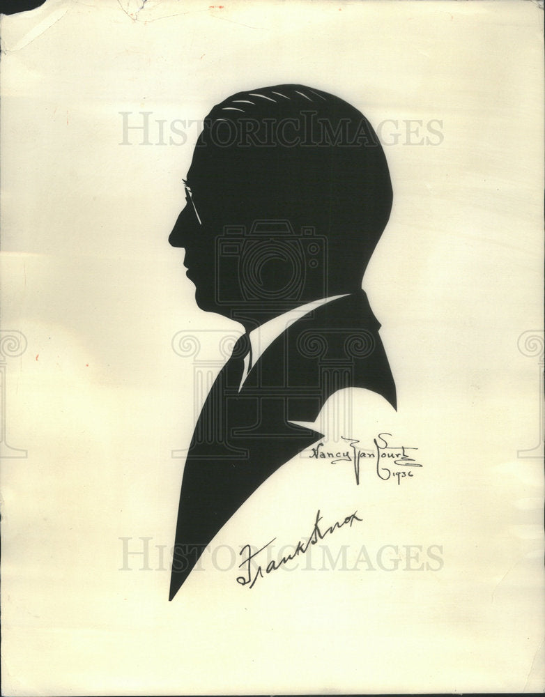 1936 Frank Knox Republican Vice Presidential Nominee Profile Nancy - Historic Images