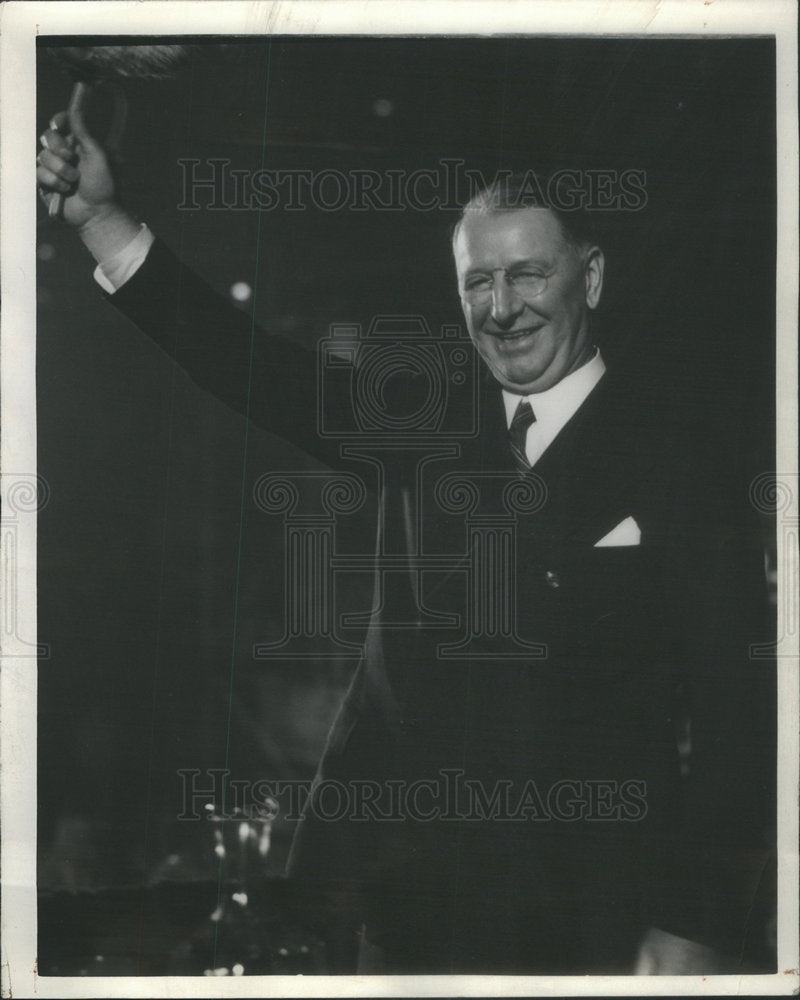 1935 Frank Knox American Colonel Navy General Chicago Michigan-Historic Images