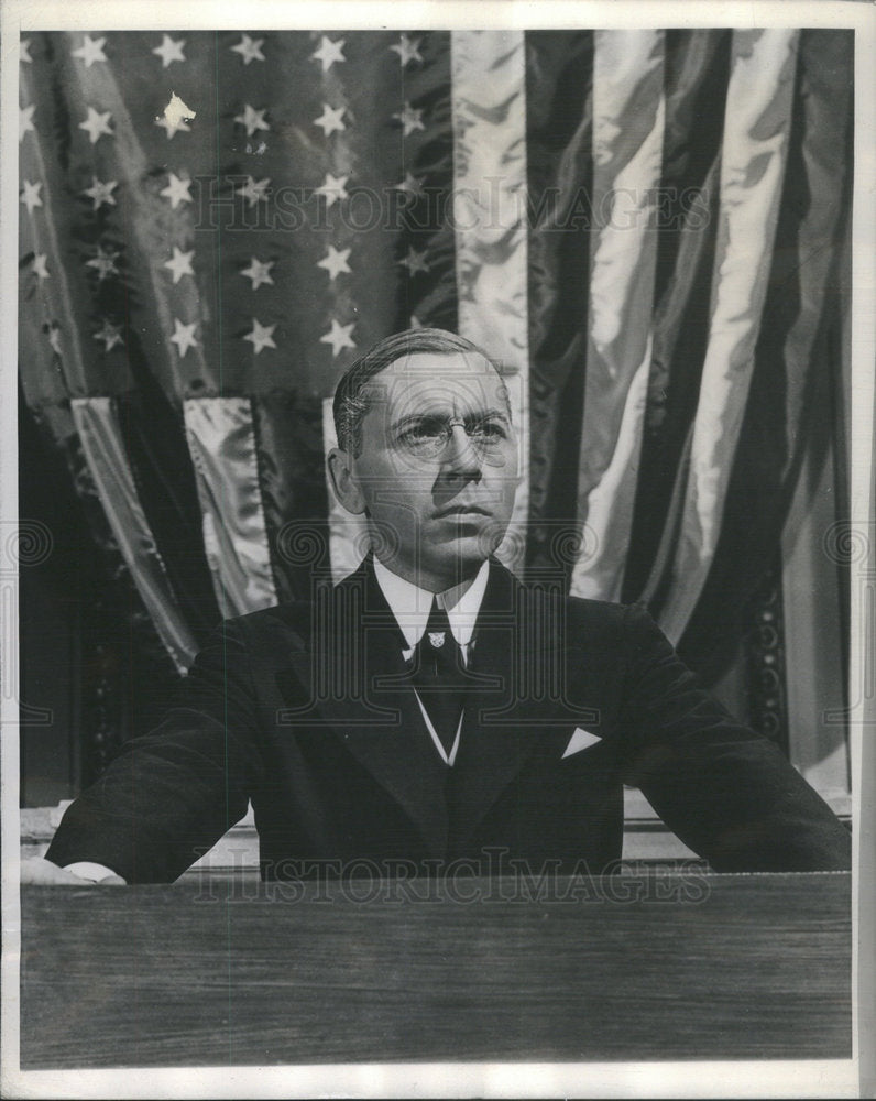 1945 Press Photo Politics Excellence Alexander Knox Portrayal Wilson Film Vote - Historic Images