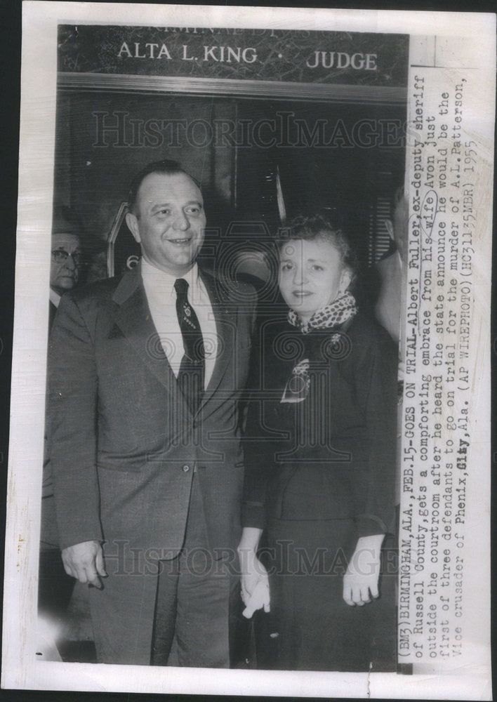 1955 Albert Fuller Ex-Deputy Sheriff of Russell County with his wife-Historic Images