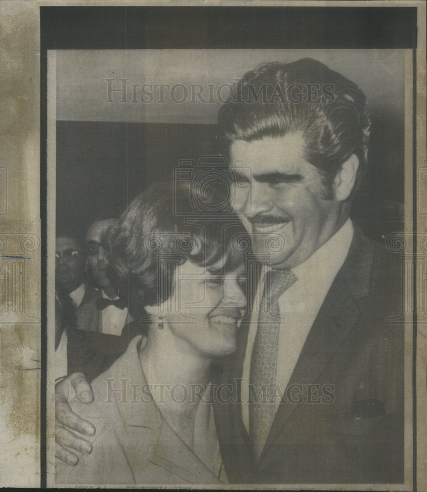 1970 Alberto Fuentes Mohr Guatemala Minister wife Shirley foreign-Historic Images