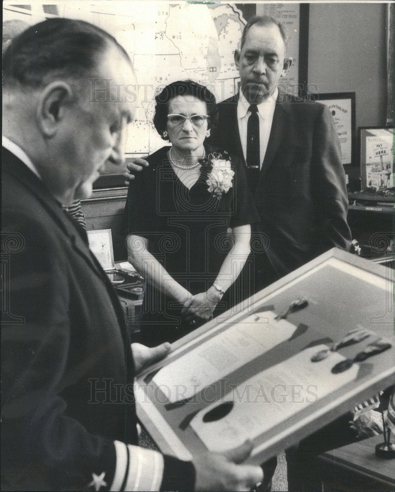 1966 Rear Admiral Howard A Yeager Silver Star Presentation-Historic Images