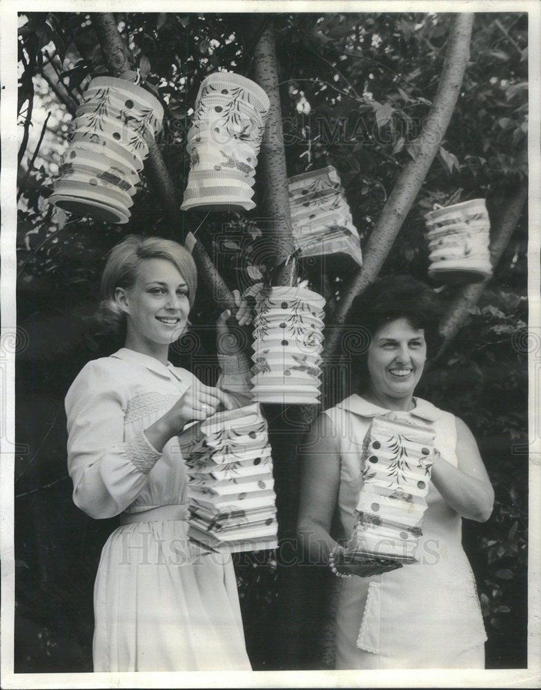 1964 Karen Green and Mrs,E. Montford Fucik-Historic Images