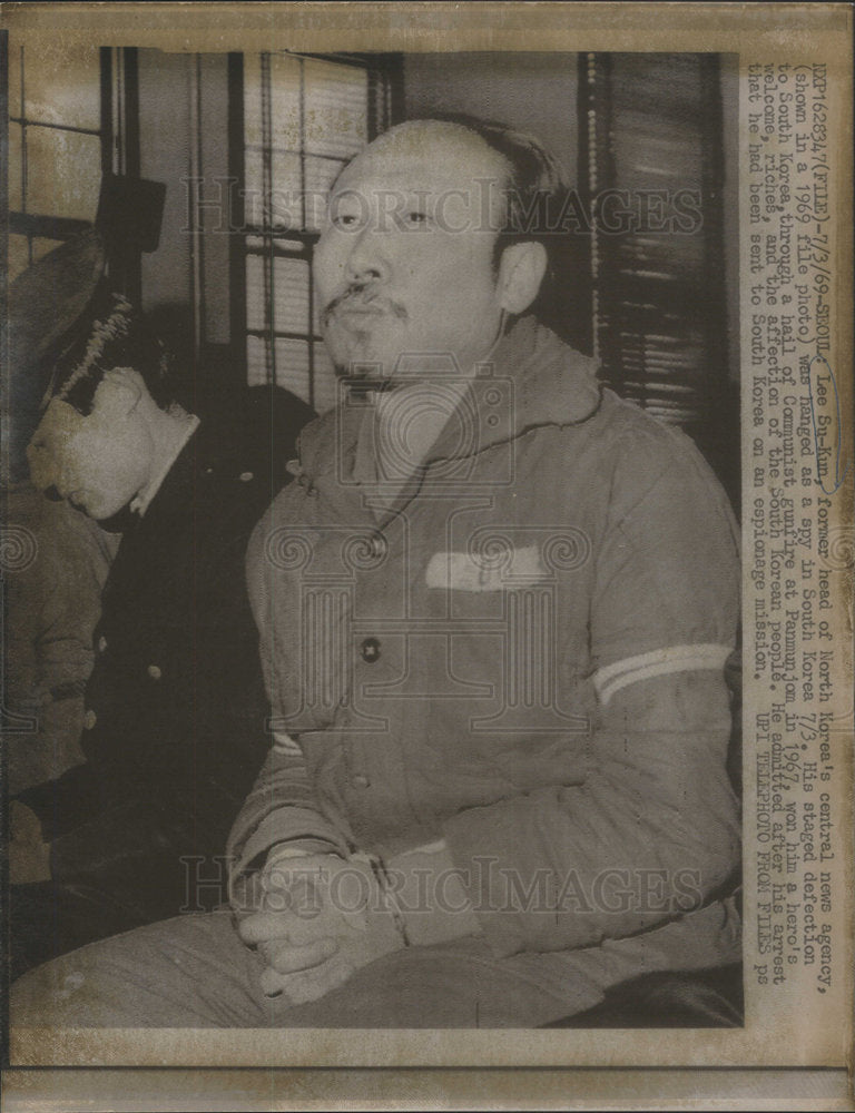 1969 Lee Su Kun Head Central Power Agency North Korea Seoul-Historic Images