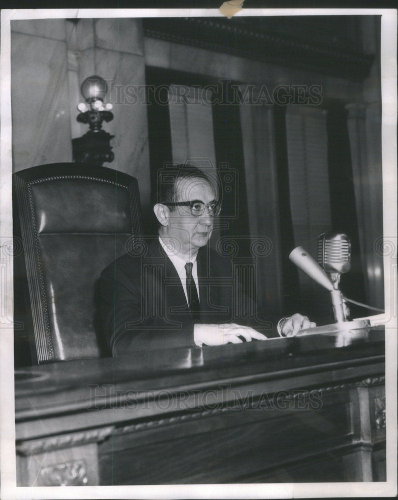 1964 Robert Edward Lee Military Officer Presiding At FCC Hearing-Historic Images