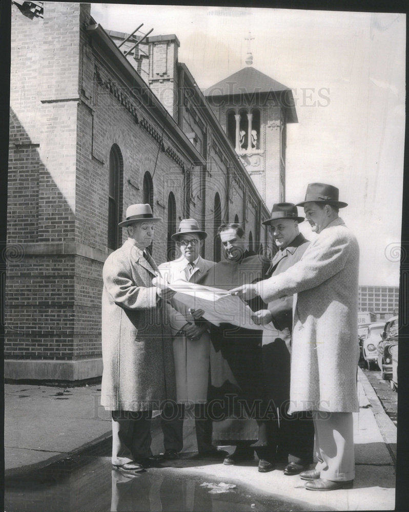 1957 Press Photo Charles J. Caliendo Melrose Park Illinois Police Chief - Historic Images