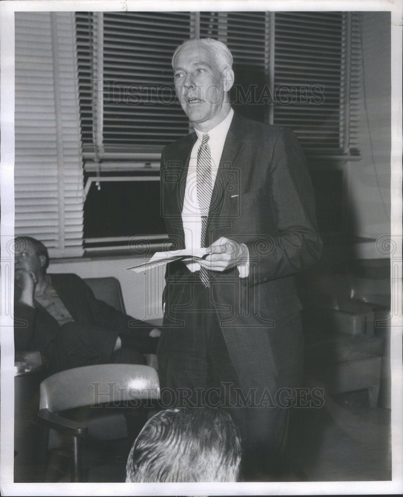 1961 Walter Kurz President Dads Club New Trier High School Illinois-Historic Images