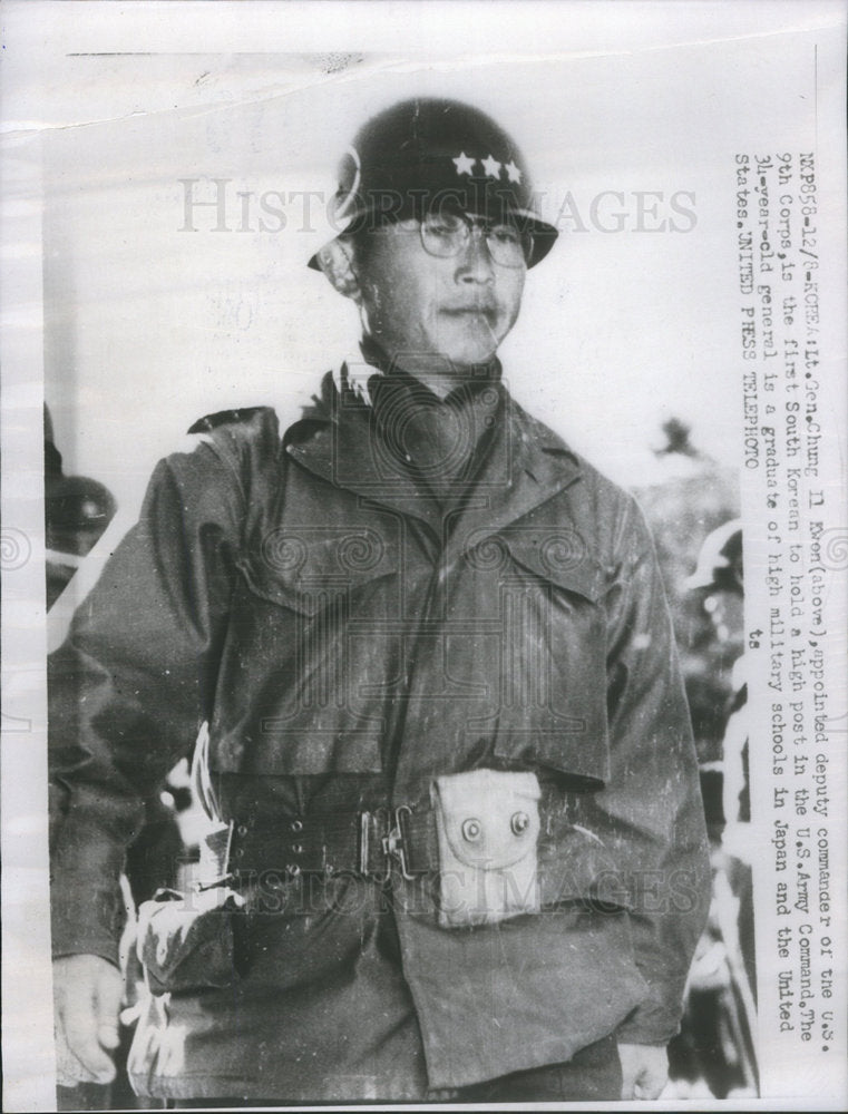 LT. GEN. CHUNG II KWON SOUTH KOREAN DEPUTY COMMANDER U.S.-Historic Images