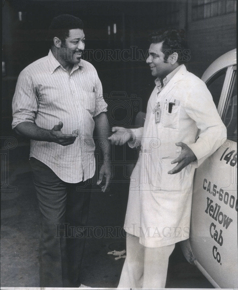 1972 EDWARD KYLES CAB DRIVER DR. SHROFF NIPANK-Historic Images