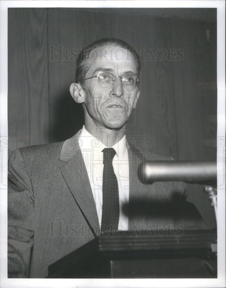 1960 Press Photo William Bross Lloyd American Association United Nations - Historic Images