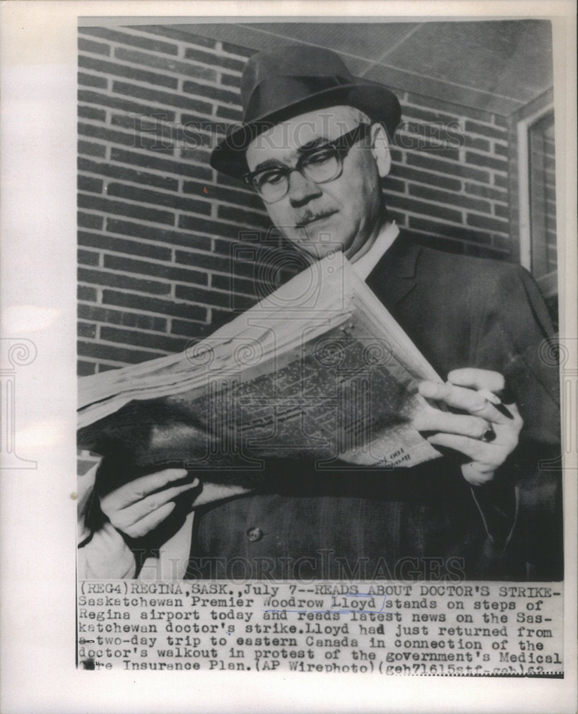 1962 Saskatchewan Katchewan Woodrow Lloyd Airport Eastern Canada-Historic Images