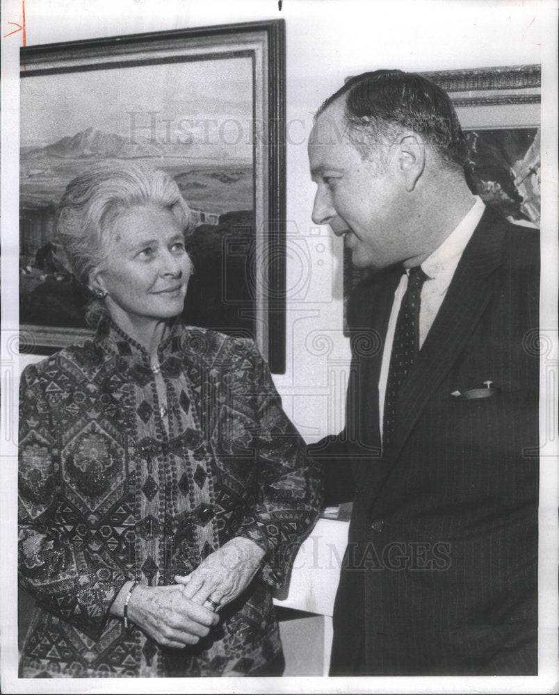 1971 New Ravinia Festival chairman Mrs. Glen Lloyd-Historic Images