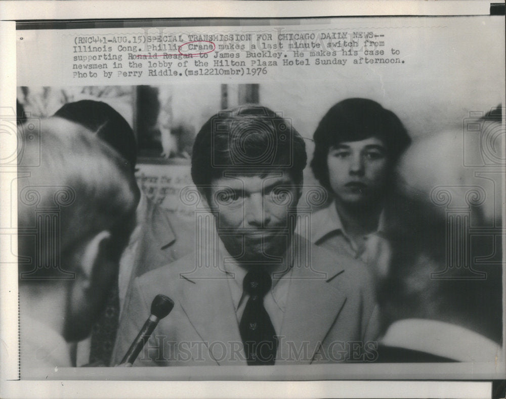 1976 Phillip Crane Reagan Buckley-Historic Images