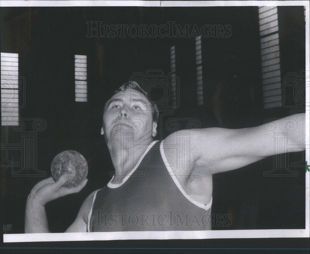 1967 Shot Putter Gene Crew Louis Strains Chicago Holiday University-Historic Images