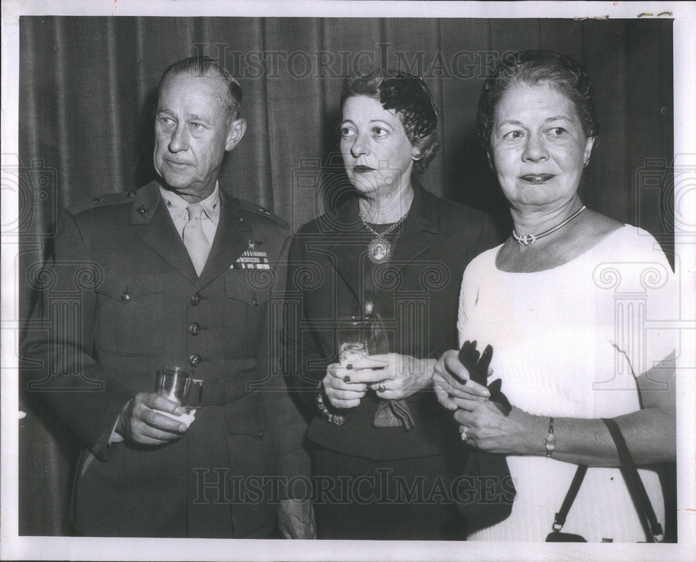 1958 General &amp; Mrs. Frank C. Croft &amp; Mrs. James Ross - Historic Images