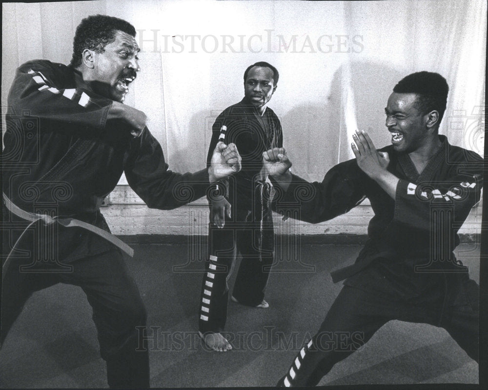 1990 Kiwan Dixon Black Belt Albert Coach Ben Peacock-Historic Images