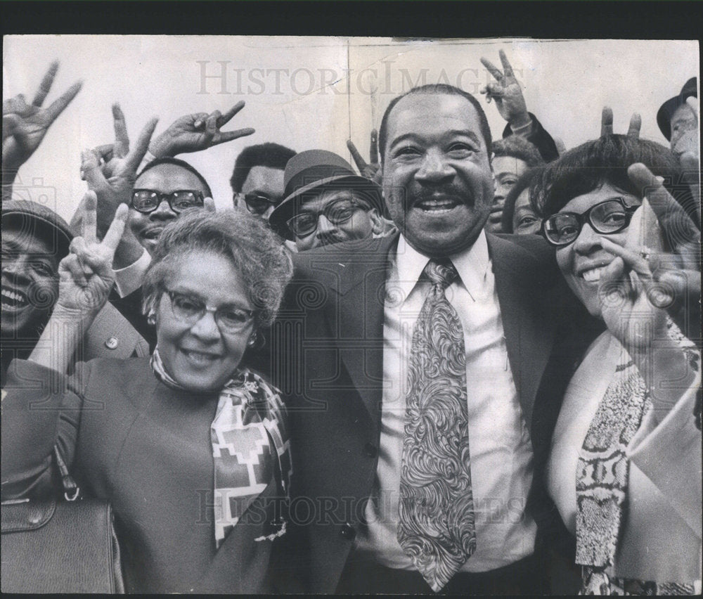 1970 Congressman Elect Mrs George W Collins Supporters Elect-Historic Images