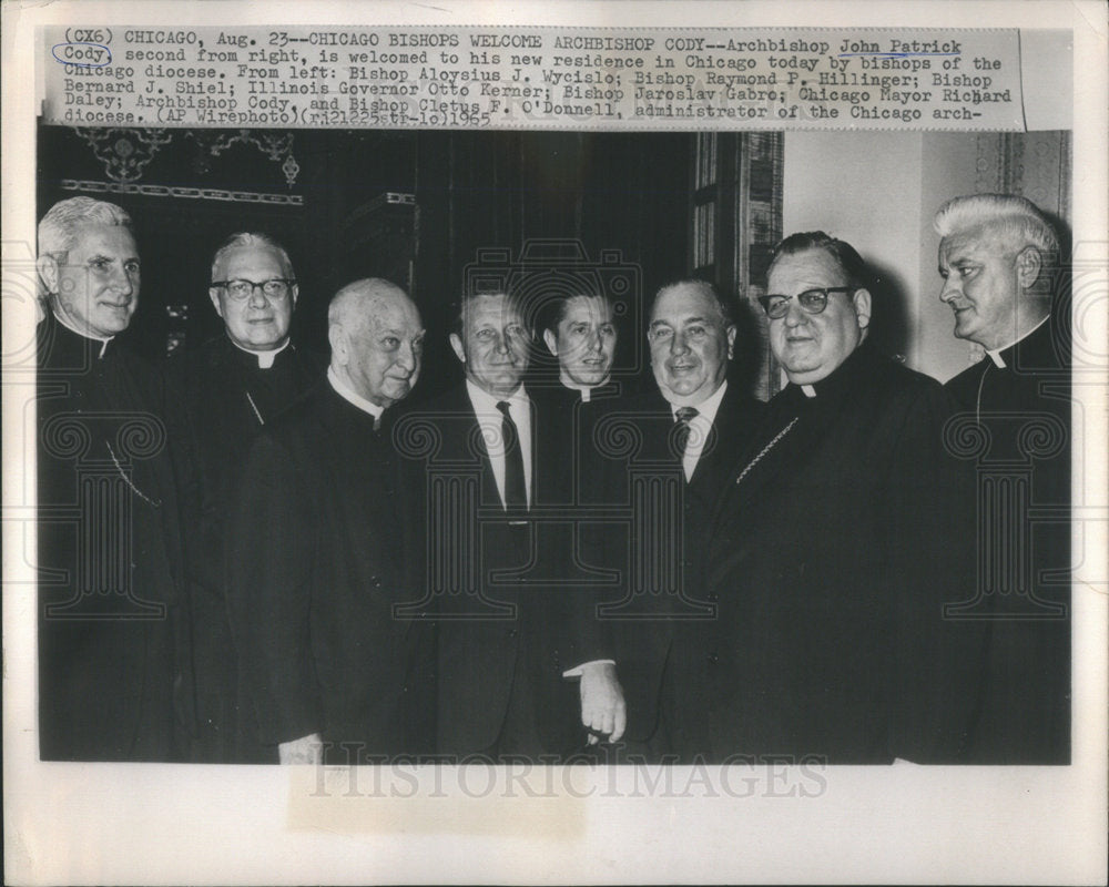 1965 Archbishop John Patrick Cody residence Chicago Diocese Raymond - Historic Images