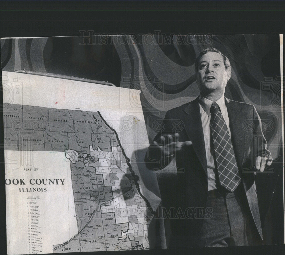 1974 Peter B. Bensinger Cook County Illinois Sheriff Candidate-Historic Images