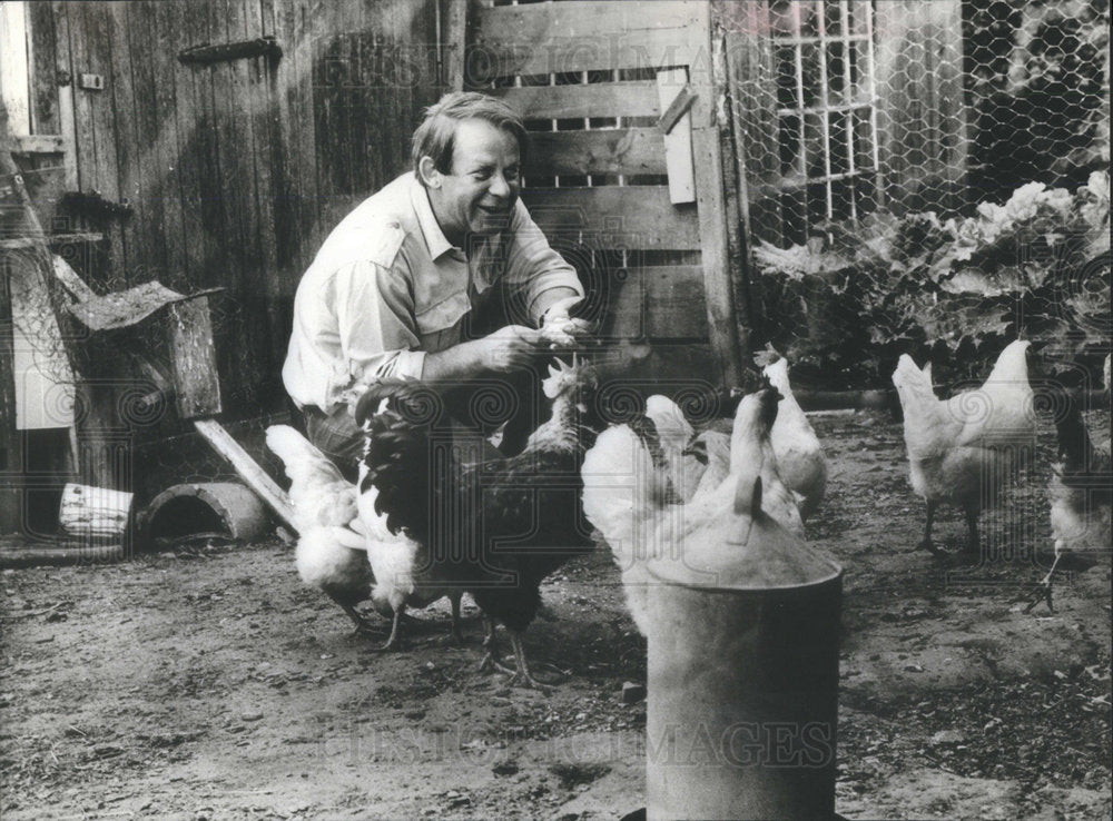1988 Siegfried Lenz, Winner of German Book Trade's 1988 Peace Prize-Historic Images