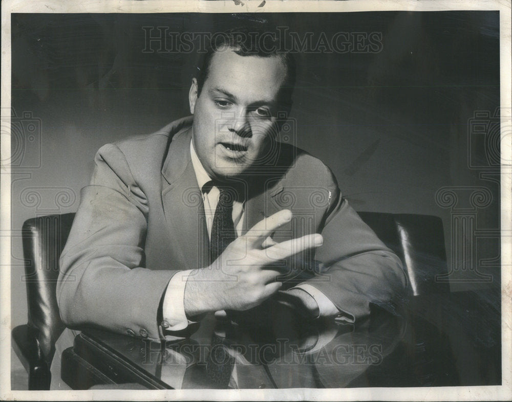 1963 Edward Kelly, president of Apollo Savings and Loan Assn.-Historic Images