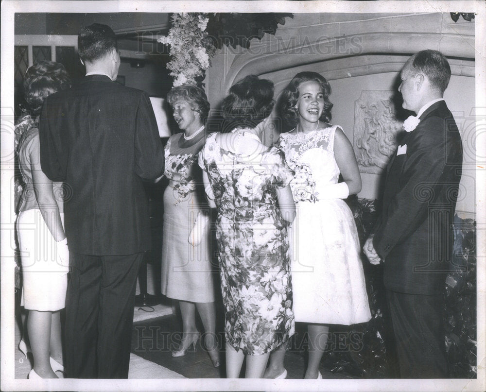 1965 Linda Kemper and stepfather John Brogan at Linda's Tea Dance-Historic Images