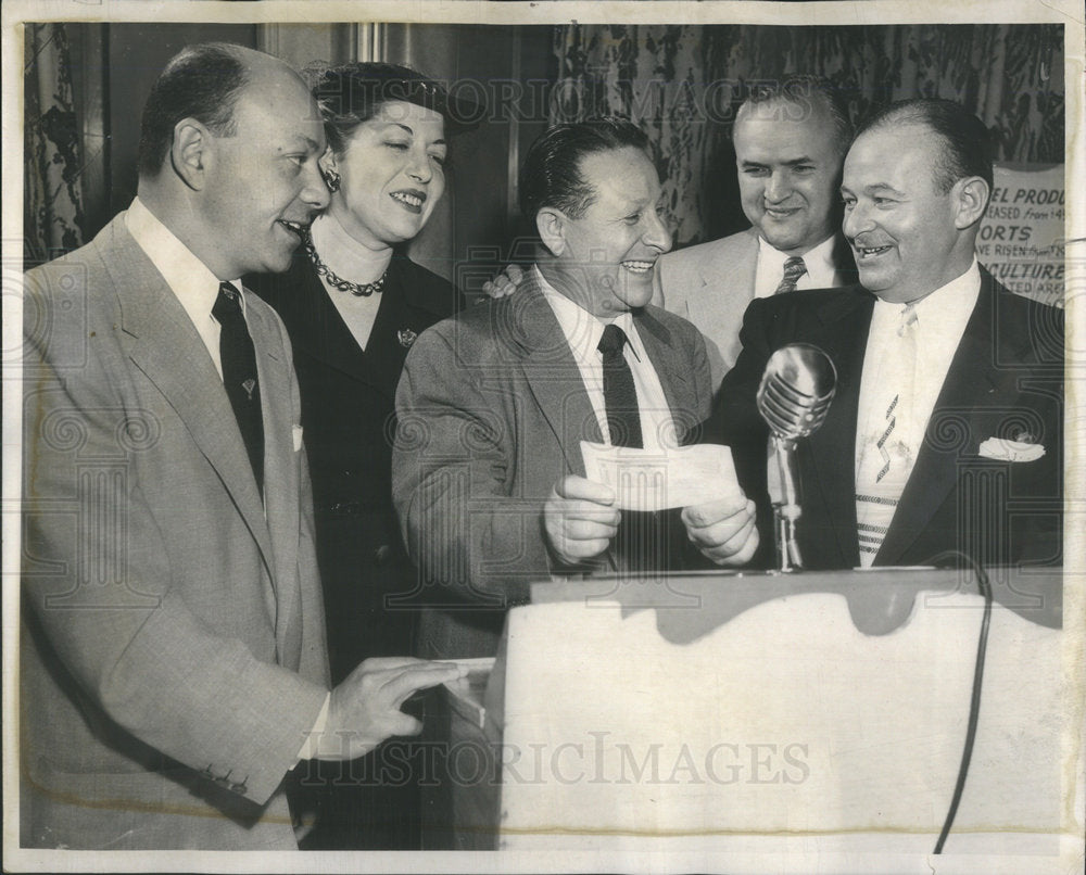 1955 Jack Kirsch Allied Theater president chief barker club Israel-Historic Images