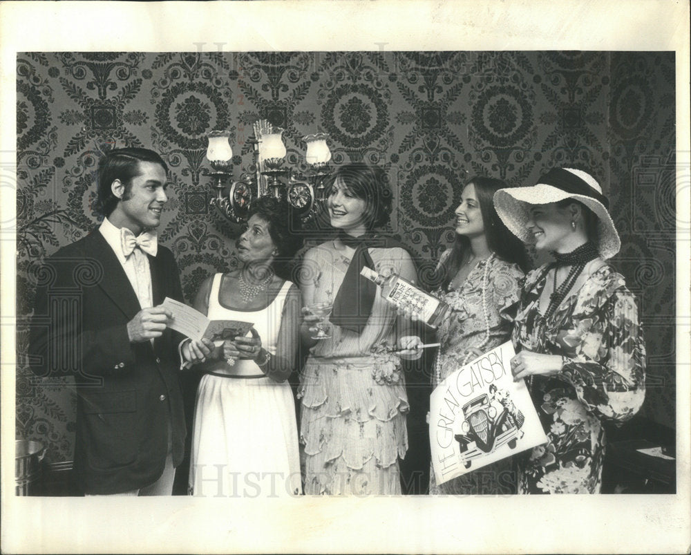 1973 William Friedman head Henrotin Great Gatsby Gala Angeles Choir-Historic Images