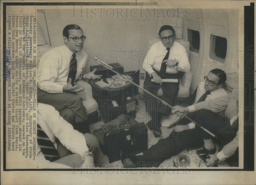 Treasury Secretary William Simon State Henry Kissinger Alan Council-Historic Images