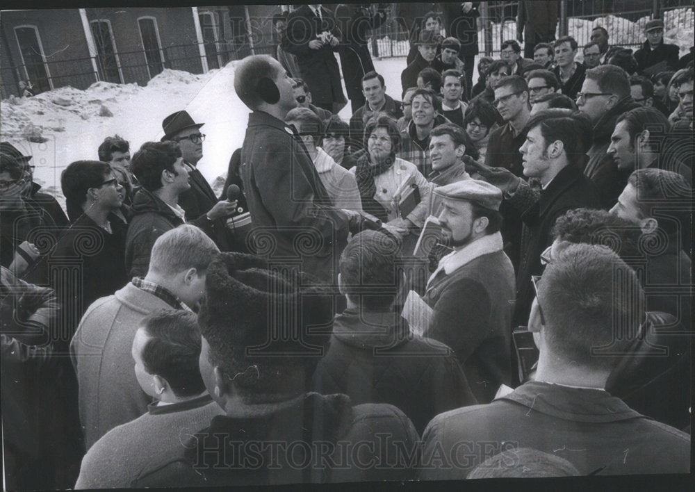 1967 Clark Kissinger independent Candidate alderman secretary SDS-Historic Images