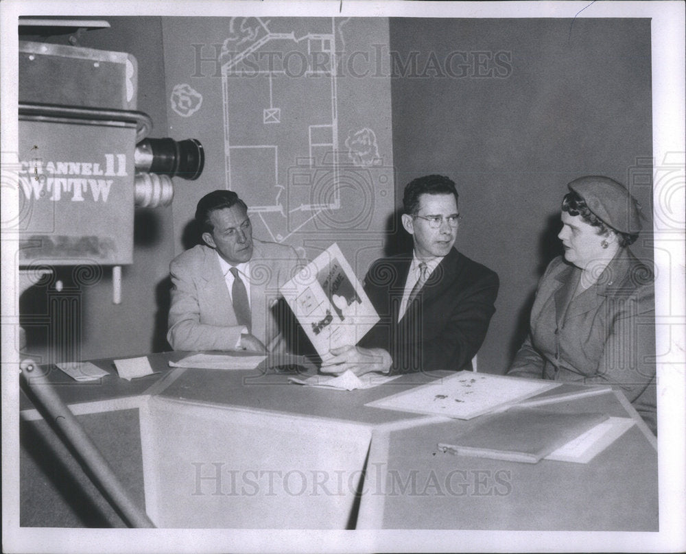 1958 Albert Jedicka Answers Questions on Home Buying for Panel-Historic Images