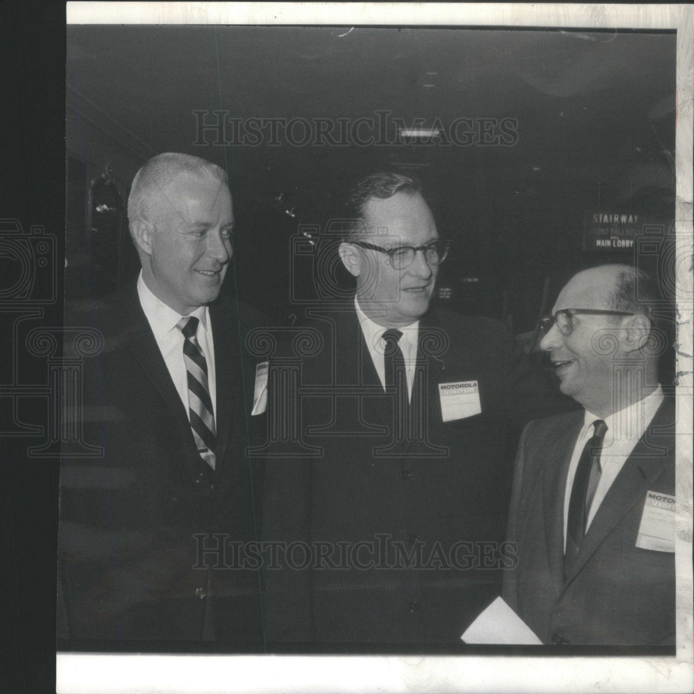 1965 Bob Kroft public relation director Sanford Levery Electronic-Historic Images
