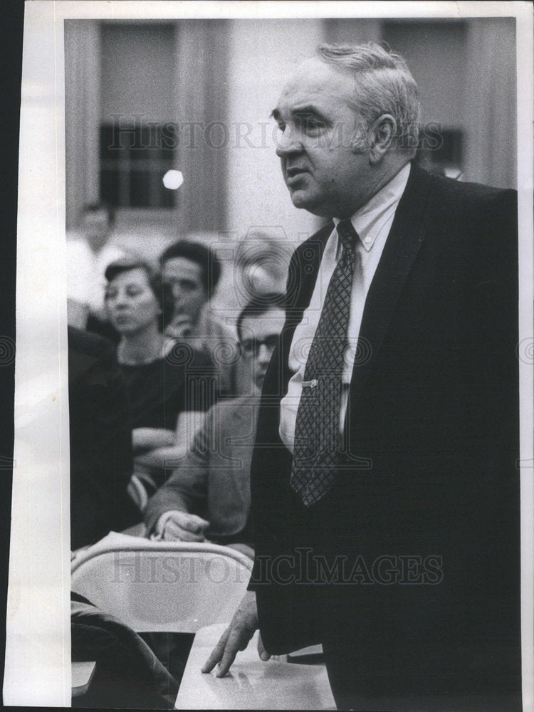 1970 Irv Kurauch Hospital Employes Labor Program Chairman Oak Forest - Historic Images