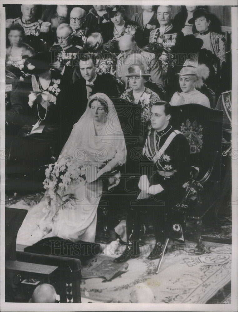 1937 Princess Juliana Netherlands Royal Family Wedding - Historic Images