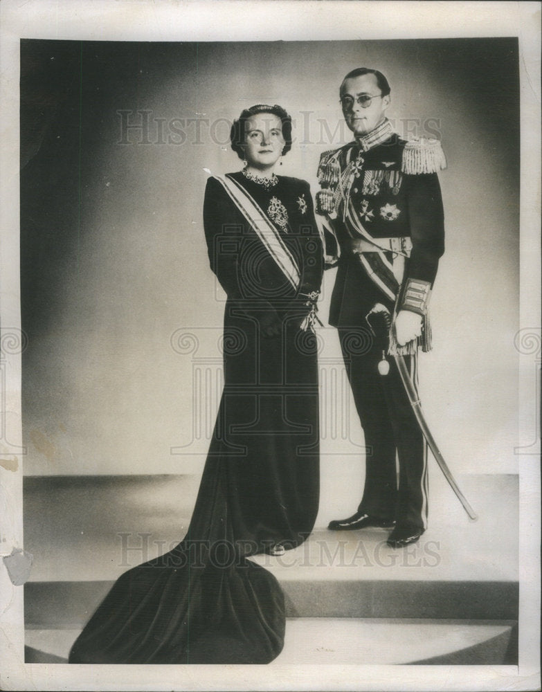 1948 Queen Juliana Prince Bernhard Netherlands Royalty-Historic Images